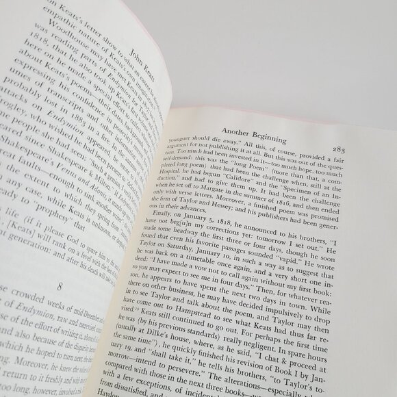 John Keats by Walter Jackson Bate 1963 RARE ILLUSTRATED Biography London - Picture 3 of 8